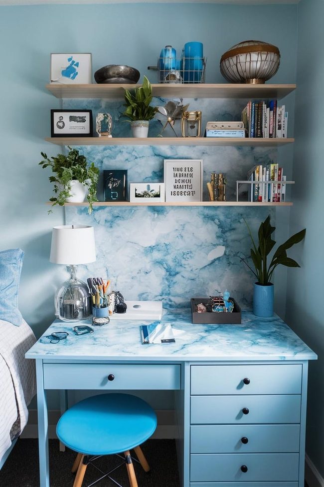 Blue Desk Lamp For Students