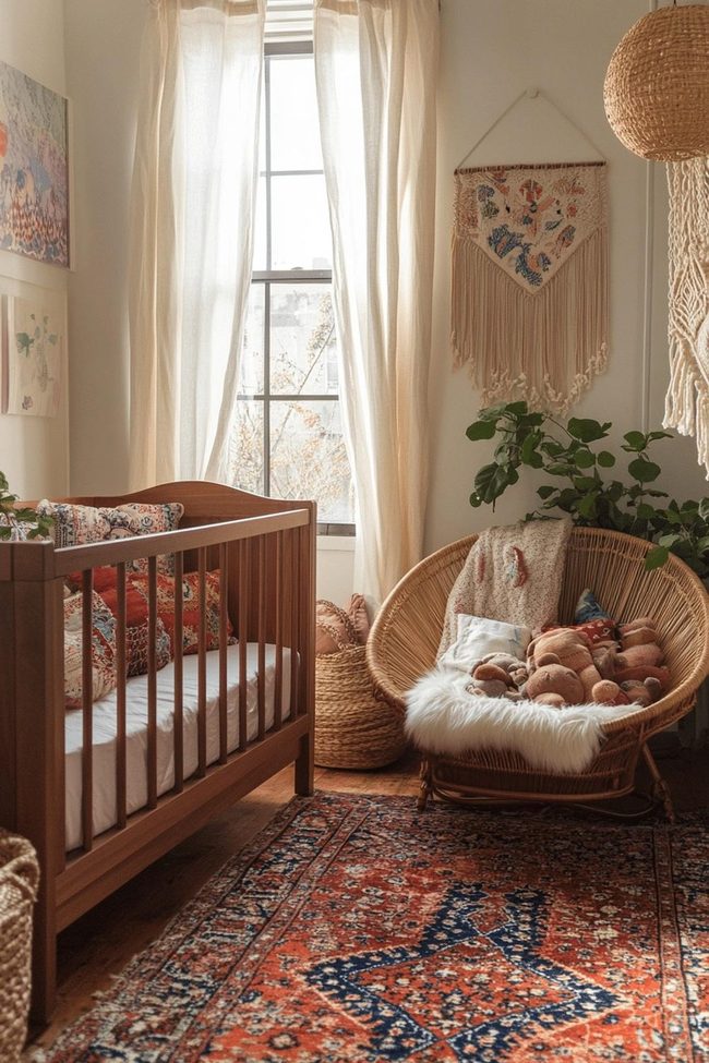 Global Patterns Understated Fabric Nursery