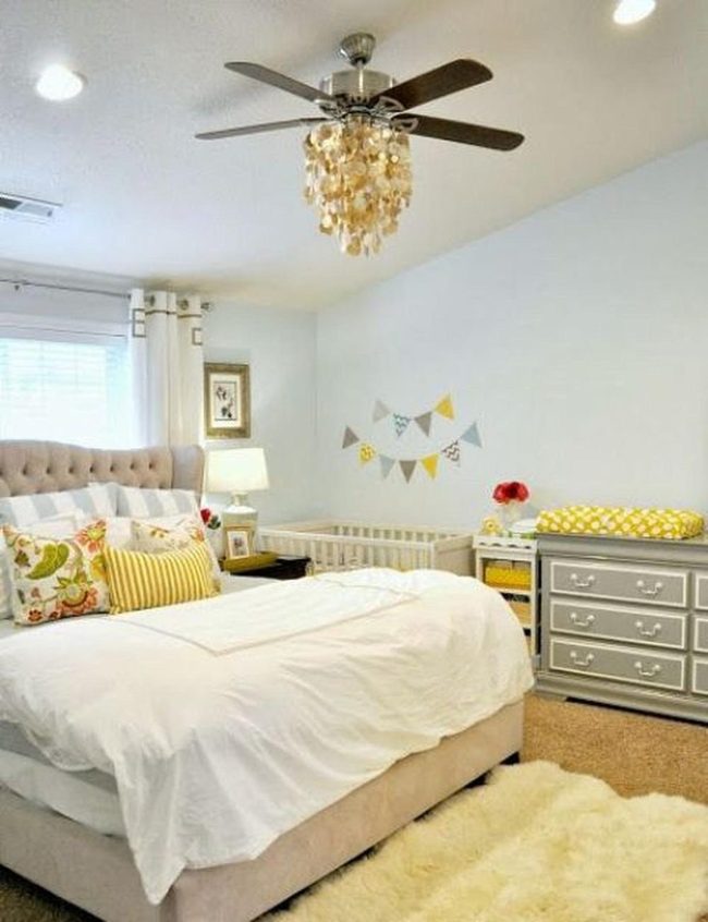 Sunny Nursery With Yellow Accents
