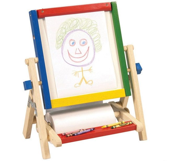 Wooden 4-In-1 Flipping Art Easel