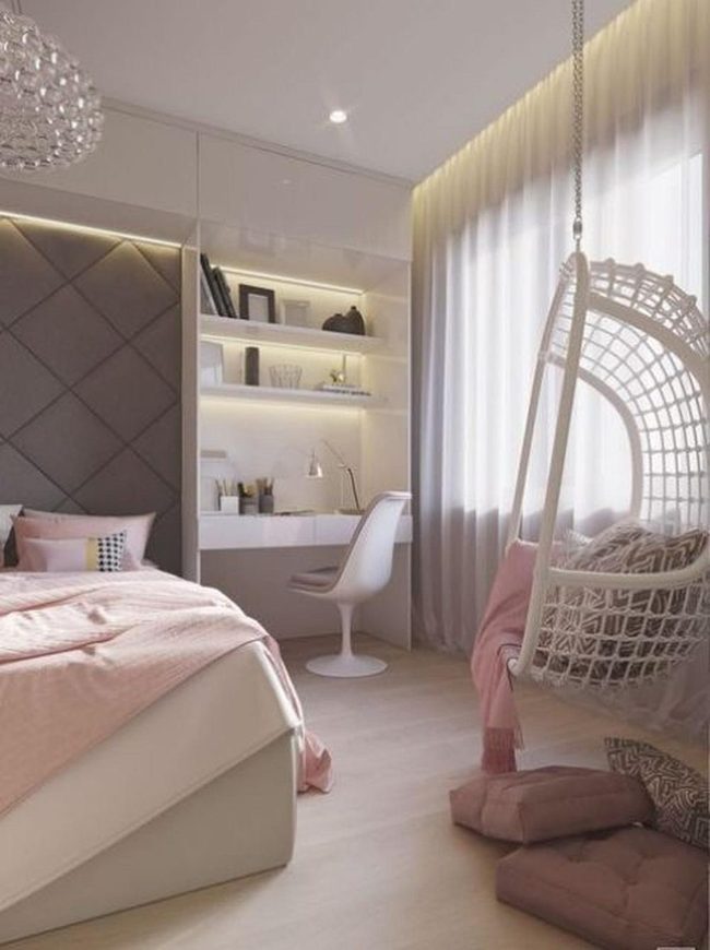 Pink Quilted Bedroom Sanctuary