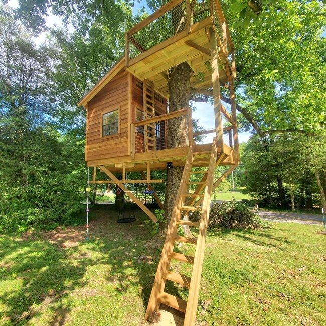 Two-Level Treehouse Retreat