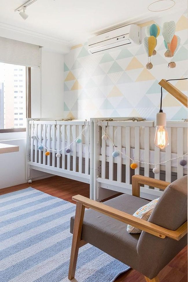 Pom-Pom Cribs Twin Nursery
