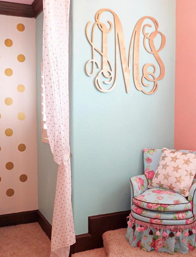Oversized Gold Initial Statement