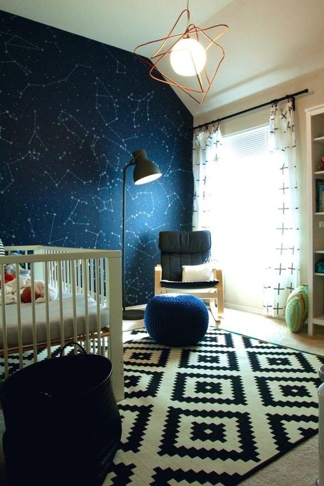 Blue Night Sky Nursery