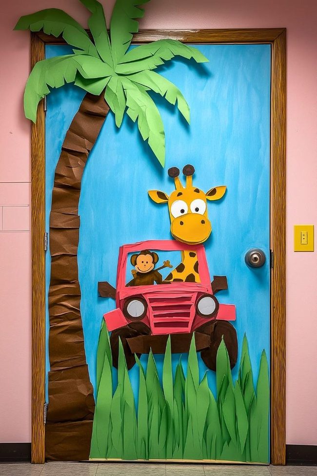 Balloon-Lifted House Door
