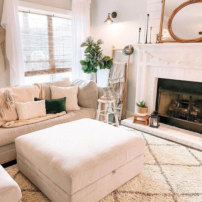Gold Mirrors, Shiplap, Green Life