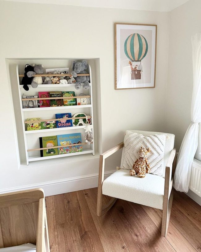 Cream Cushioned Rocking Sanctuary