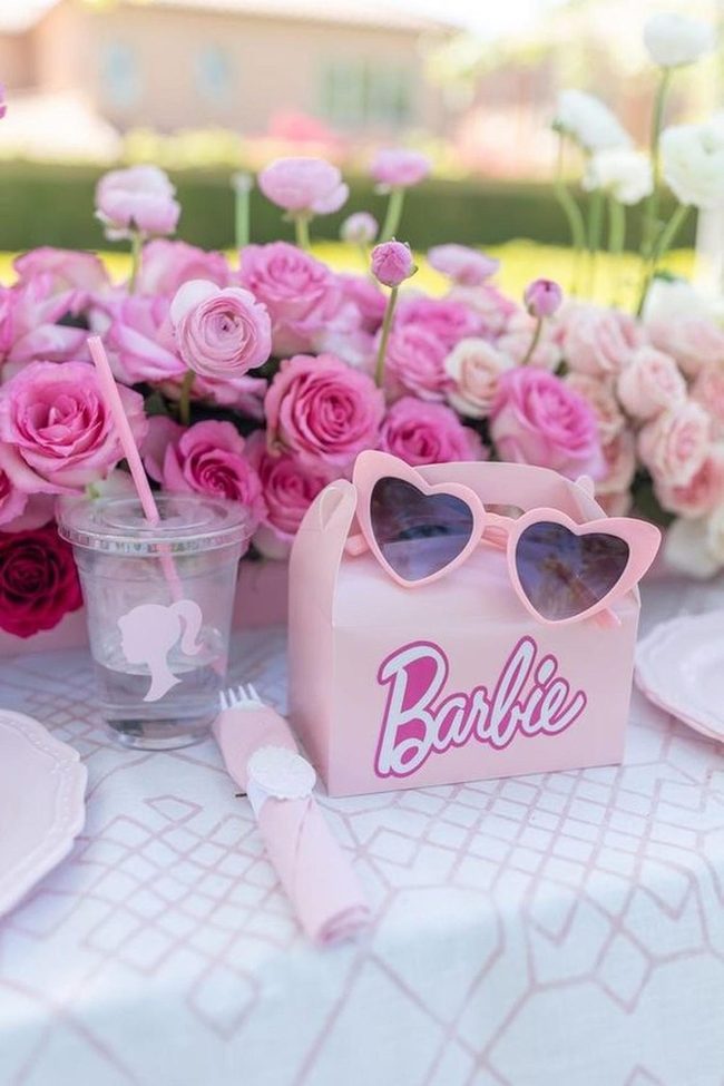 Pink Blooms Party Spread