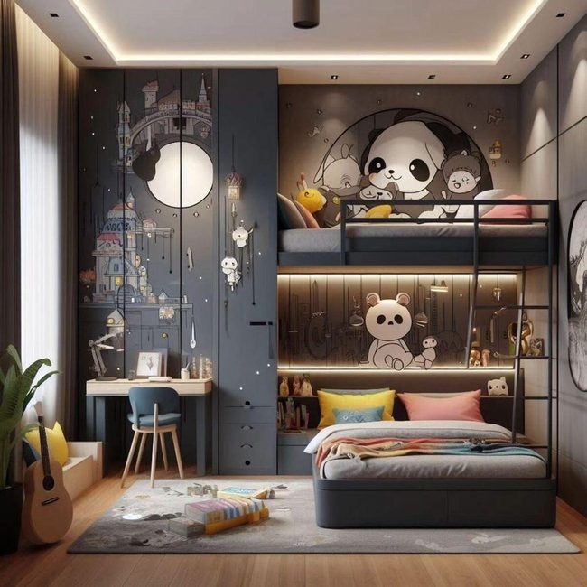 Dark Gray Canvas For Kids' Art