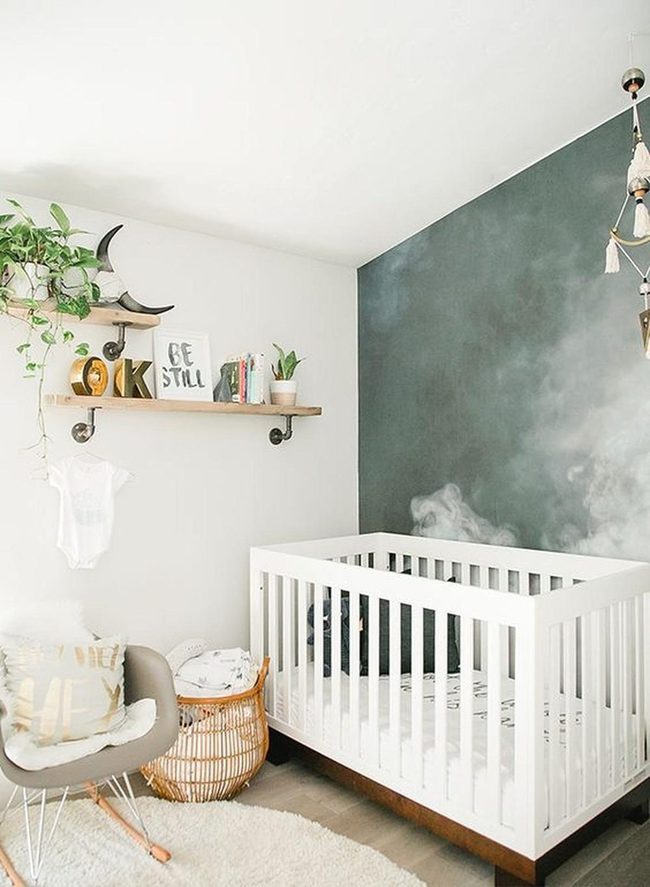 Dark Gray Accent, Timeless Nursery