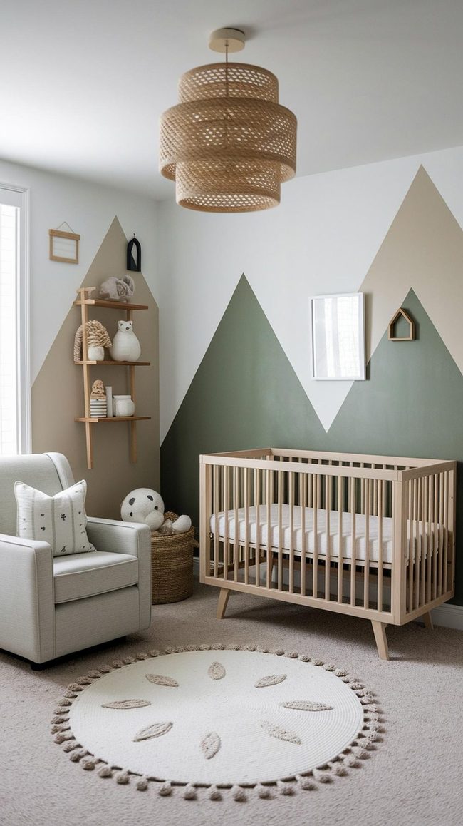 Soft Yellow Walls With Sage Accents