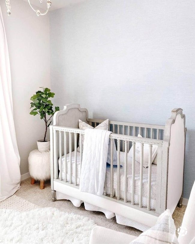 Two-Tone Gray Modern Nursery