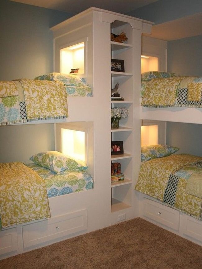Stacked Beds, Colorful Energy
