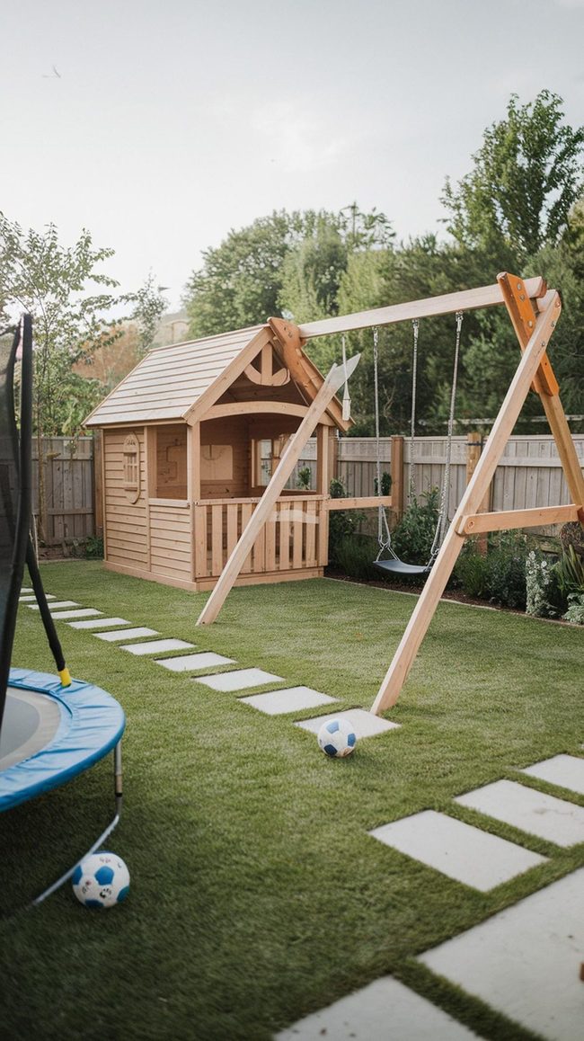Colorful Equipment Zones For Multi-Age Play