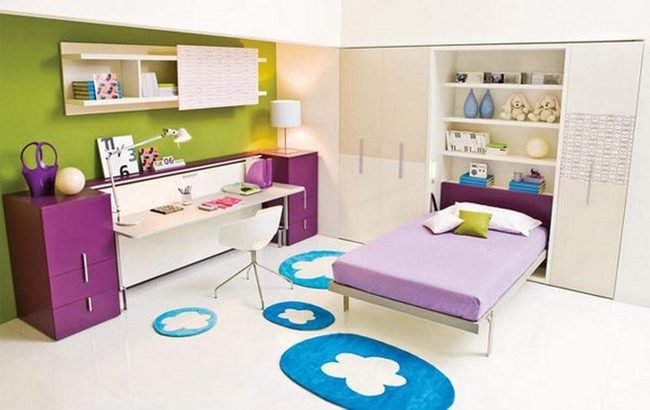 Purple Green Creative Workspace