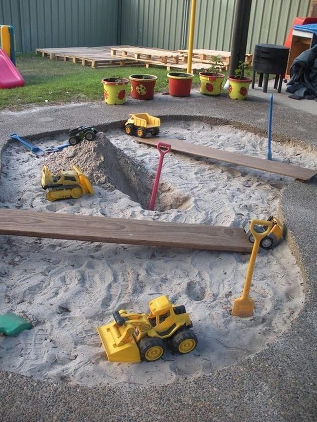 Yellow Trucks, Sandy Exploration