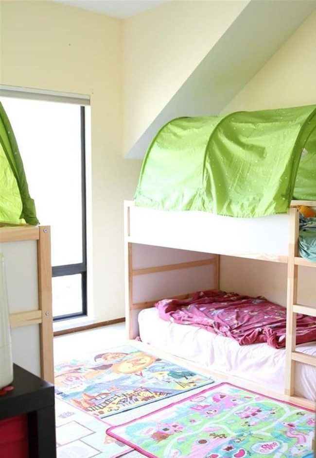 Green Tent Bunk Beds