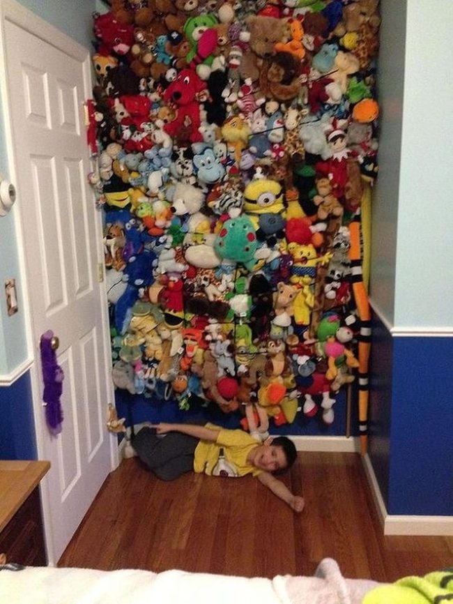 Colorful Plush Net Playroom