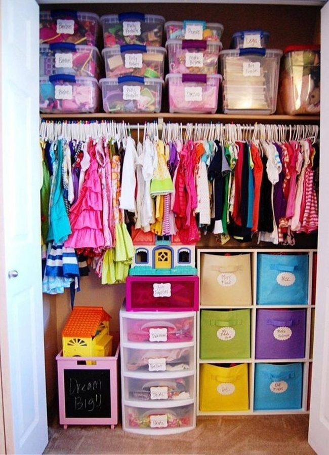 Rainbow Closet Organization System