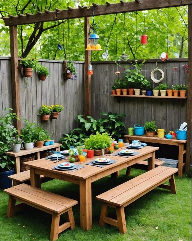 Garden Table for Little Explorers