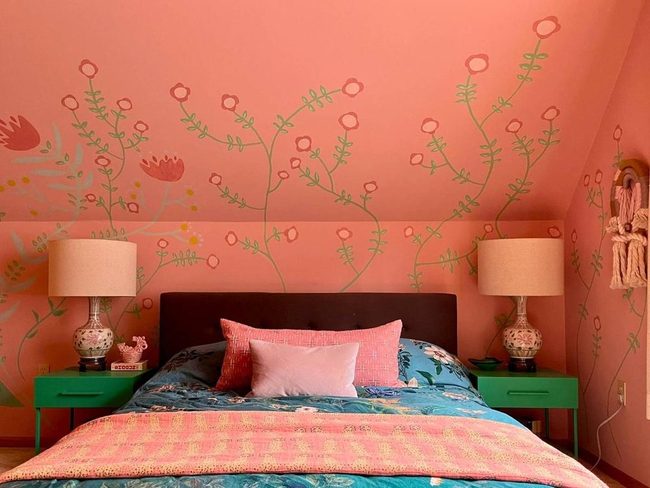 Sunflowers And Wildflowers Wall Mural