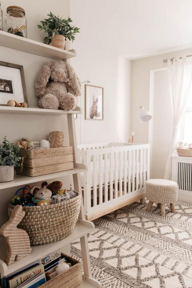 Sunlit Nursery With Soft Textures