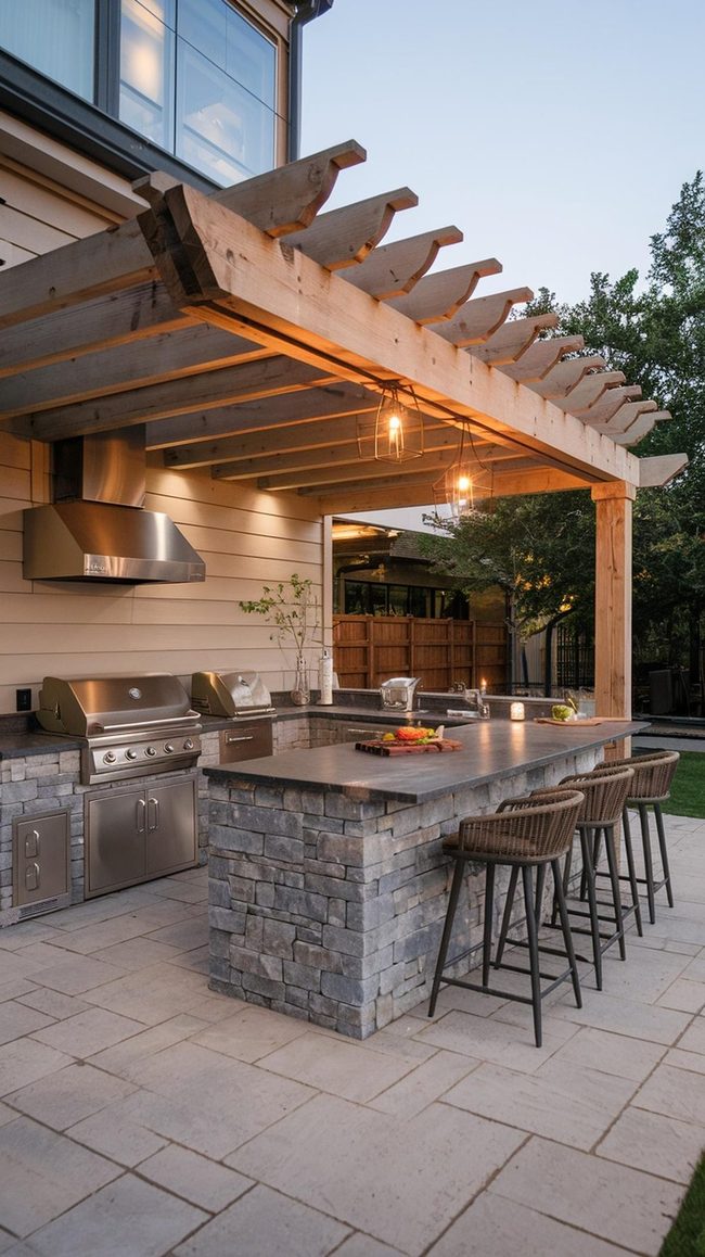 Stainless Steel Backyard Pantry
