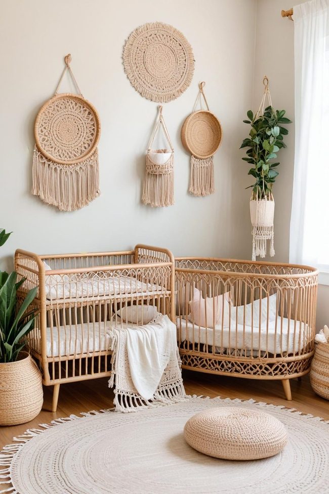 Macrame and Woven Nursery