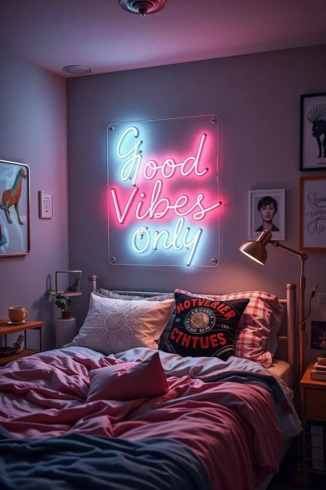 Pink Lightning Bolt Neon