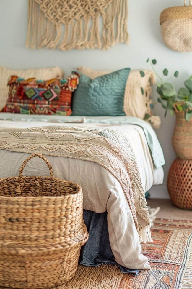 Warm Woven Space Baskets