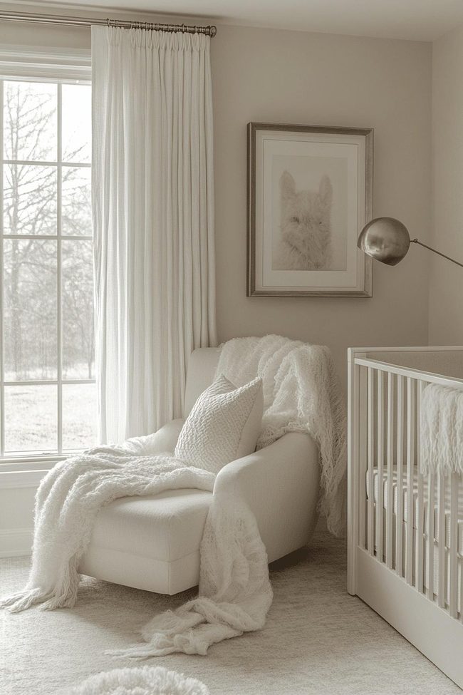 Muted Pastels With Metallic Accents