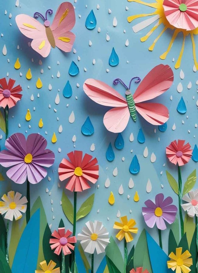 Colorful Kids Artwork Takes Flight