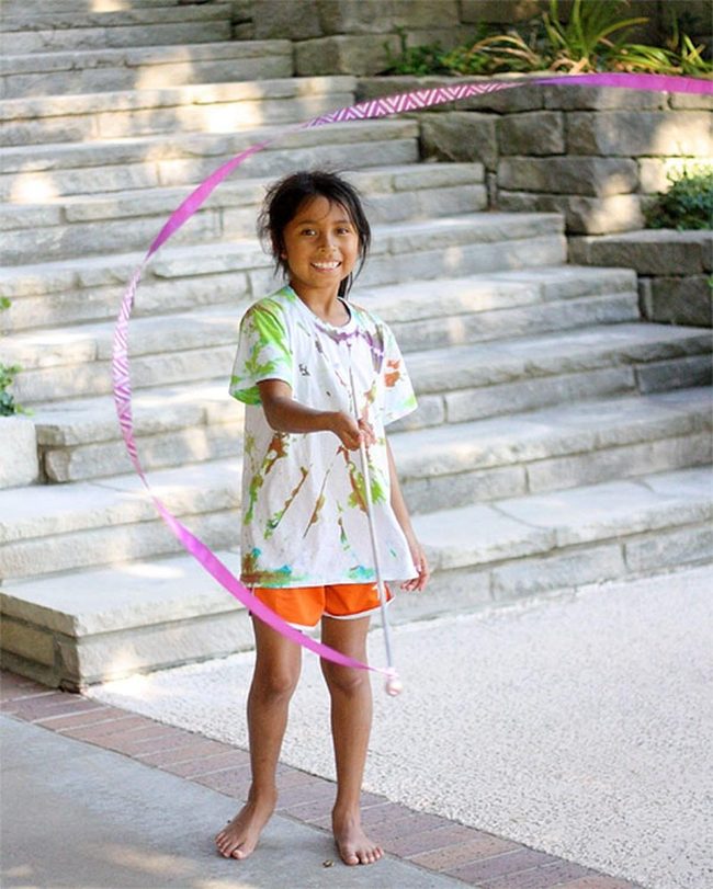 Orange Shorts, Pink Ribbon, Pure Joy