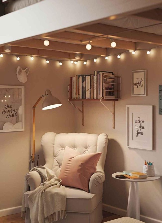 Diffused Seating Under Loft