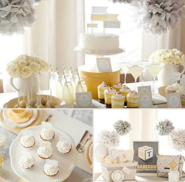 White Paper Pom-Poms Party