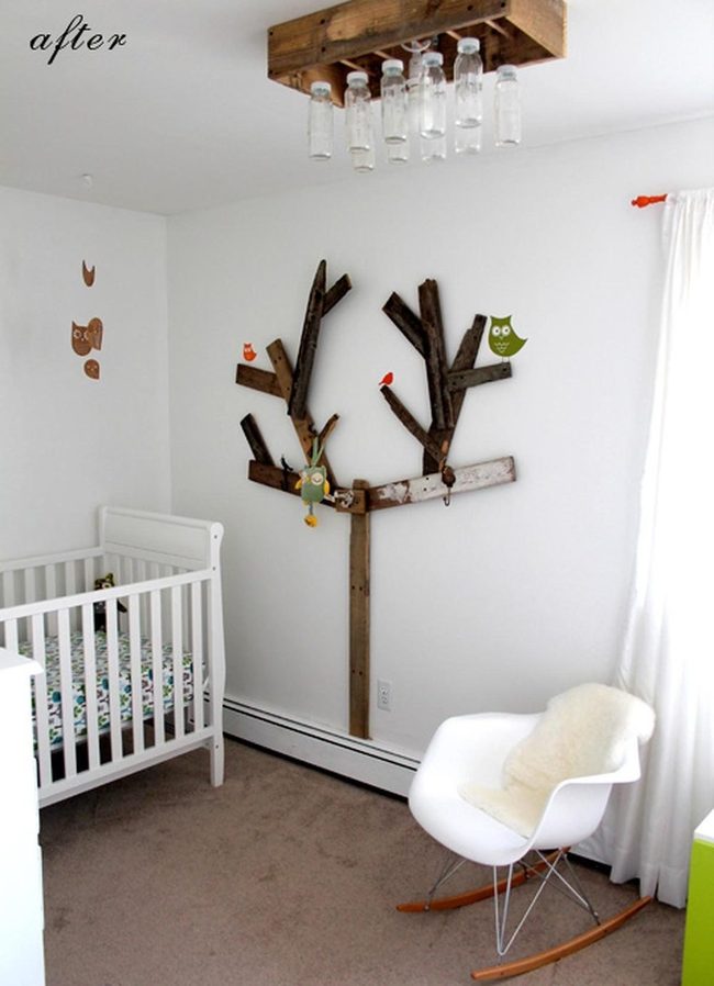 Woodland Nursery With Owl Accents