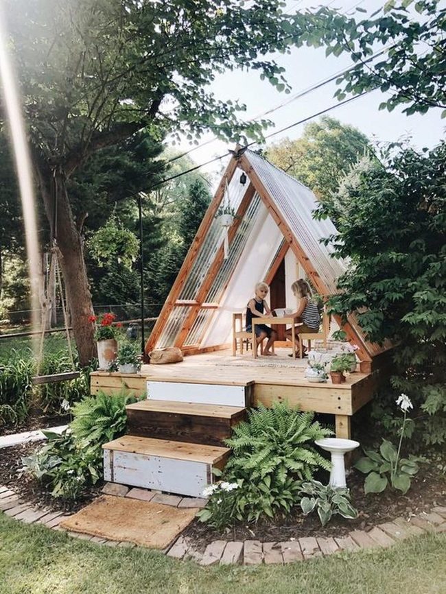 Modern A-Frame Forest Retreat
