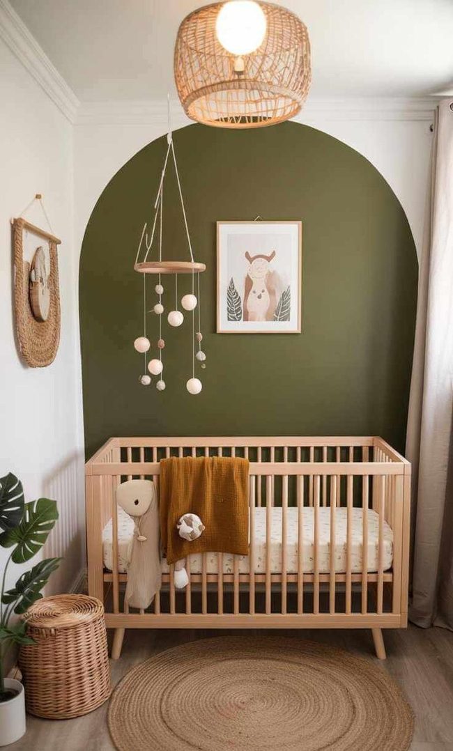 Peachy Cream Nursery Walls
