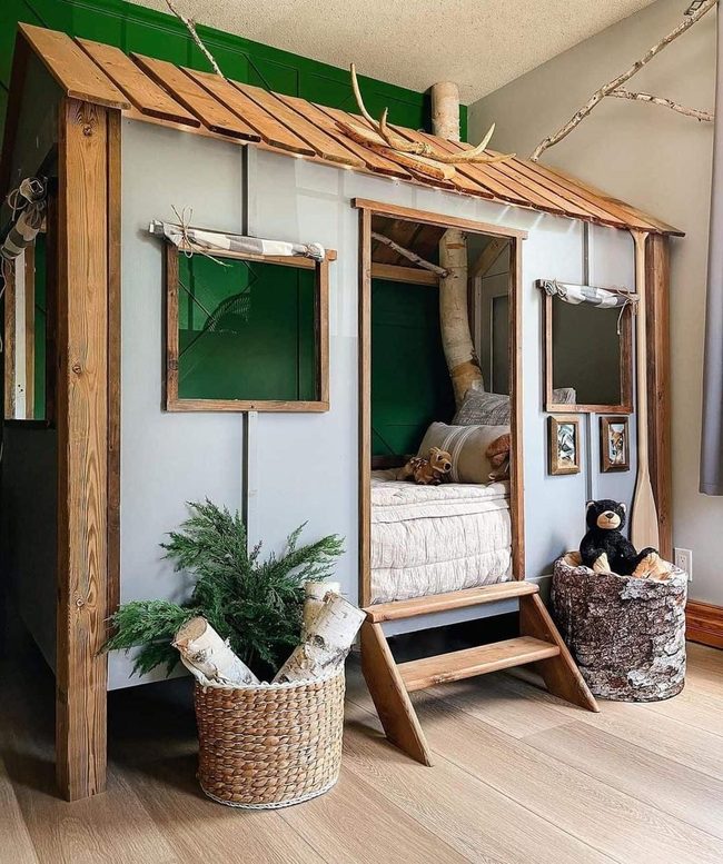 Emerald Wall Woodland Haven