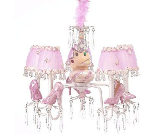 Glass Slipper Chandelier Dreams
