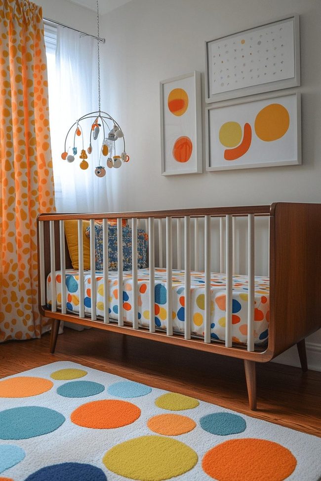 Retro Nursery With Vintage Toys