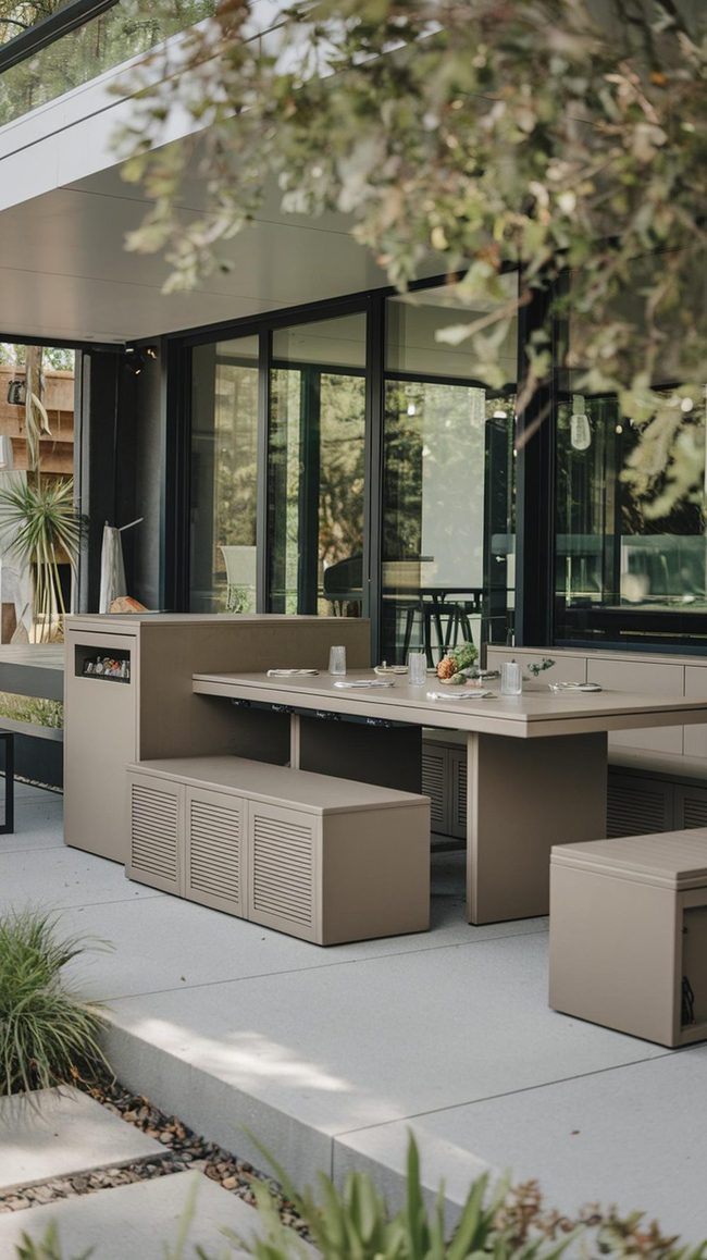 Hidden Storage Patio Solutions
