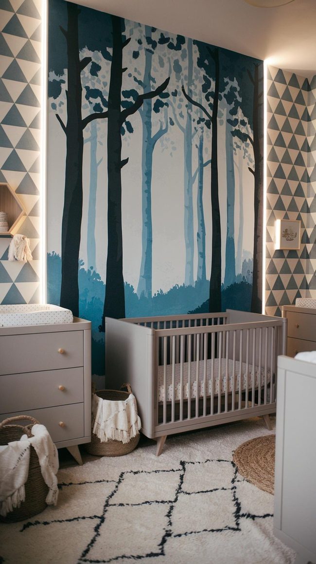 Statement Wall Mural Steals The Show