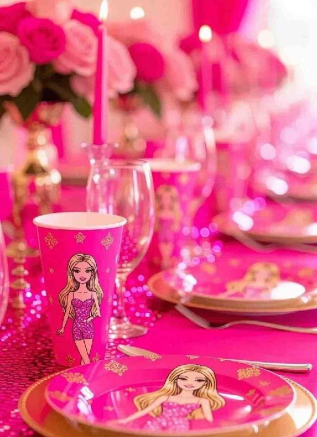 Pink And Gold Barbie Sparkle