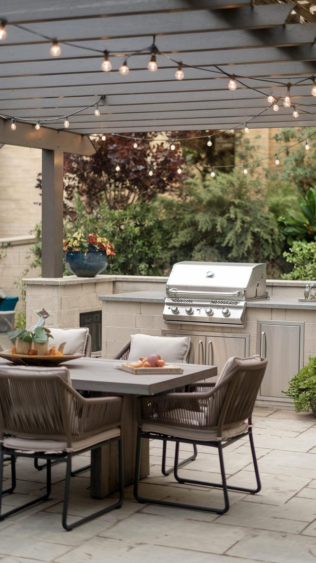 Stone Patio Entertaining Zone