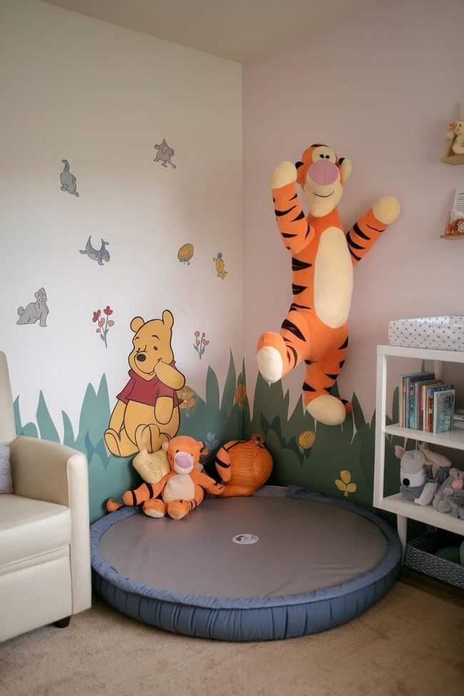 Orange Bounce Zone For Babies
