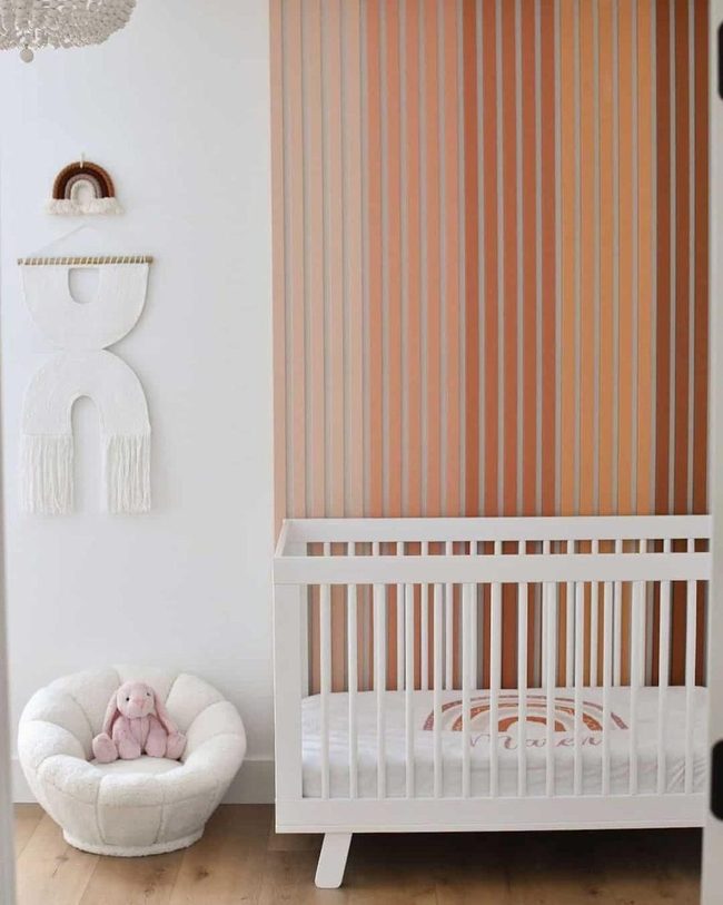 Ombre Wood Wall Nursery