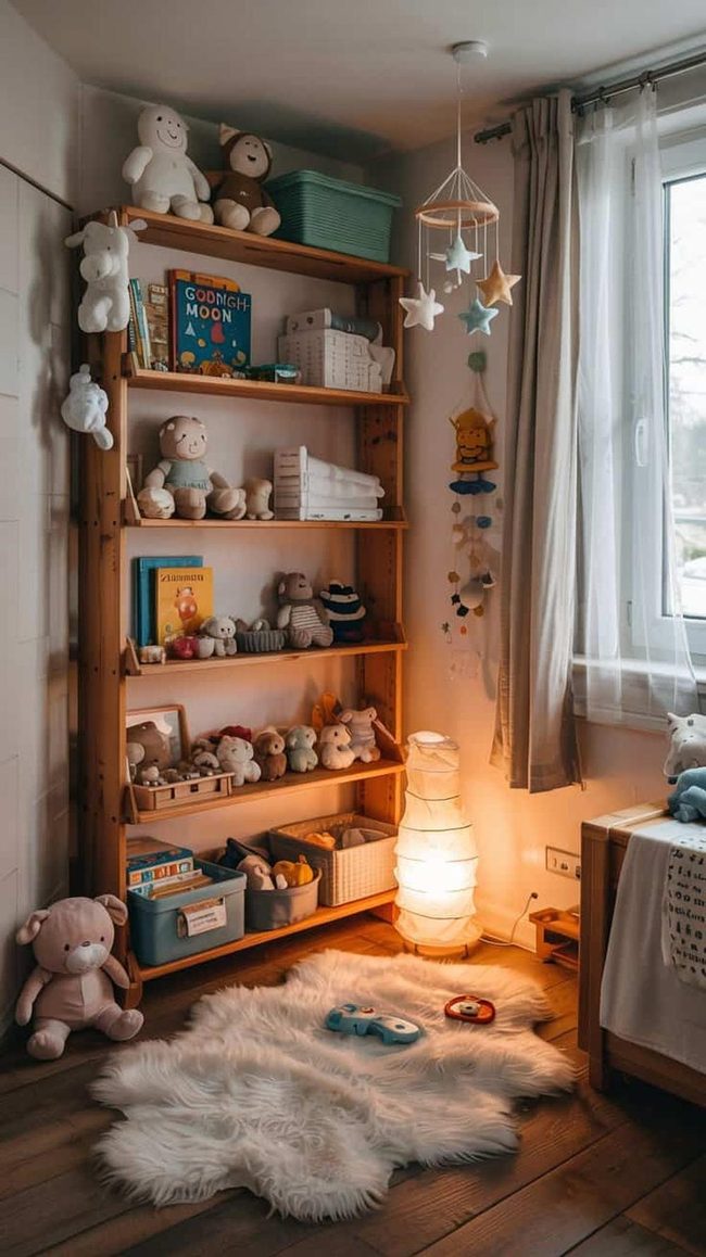 Vertical Storage Maximizes Nursery Space