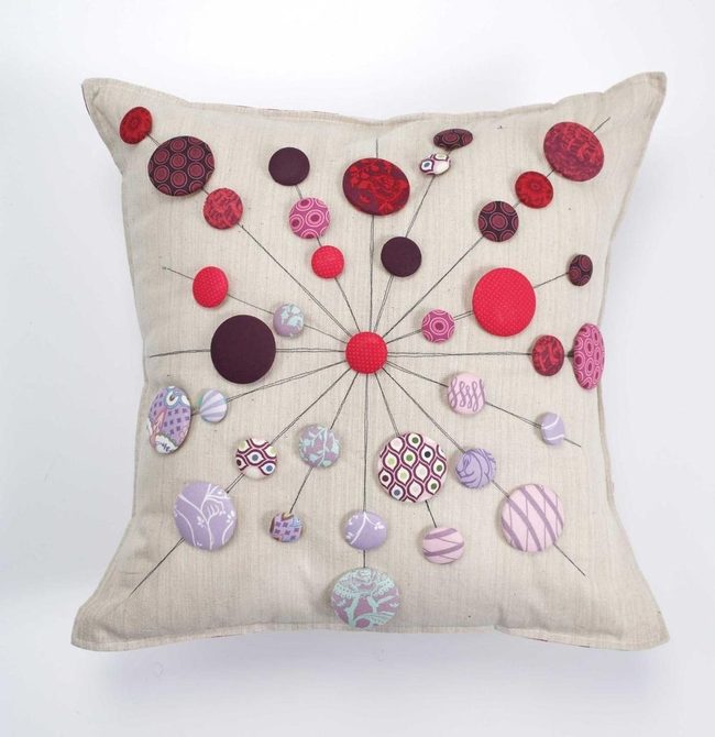 Red Pink Starburst Circles